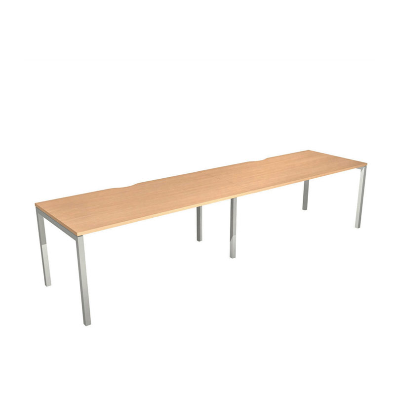 Nova Bench Desking System – 2 Desk Long
