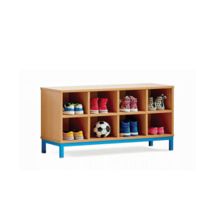 8/16 Compartment Cloakroom Bench