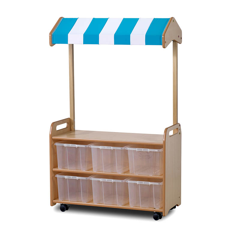 Mobile Storage Unit with Shop Canop Add-on