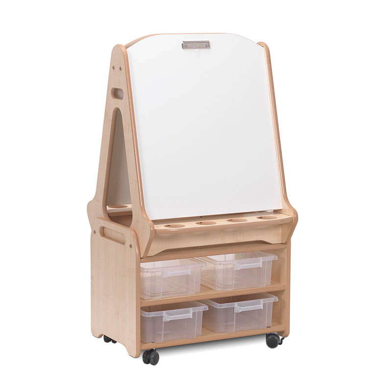 Creative! Double-sided 2-in-1 Art Easel and storage trolley