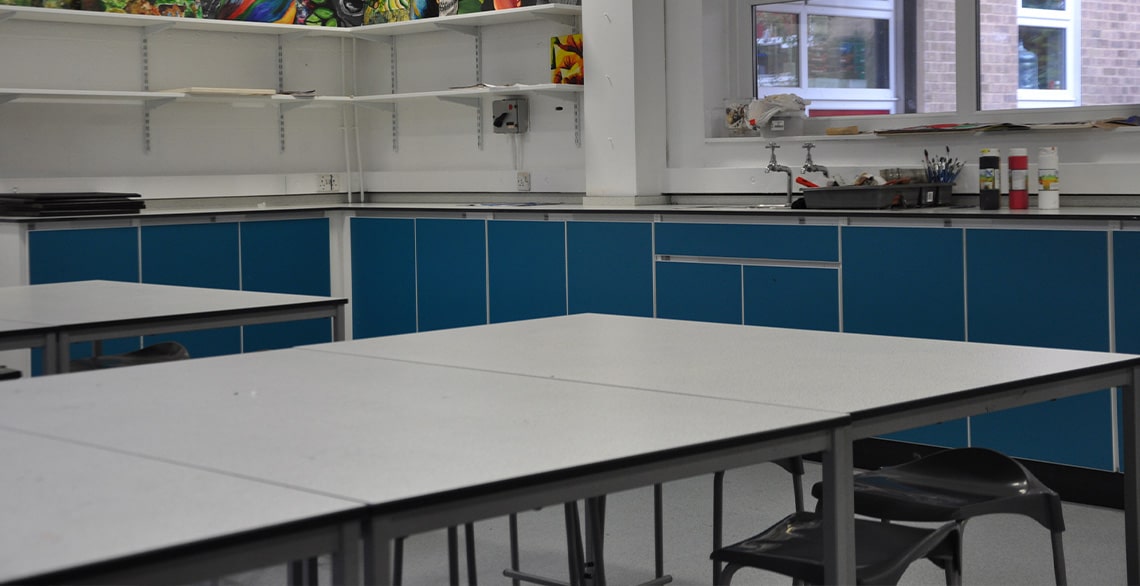 Bespoke art rooms for schools