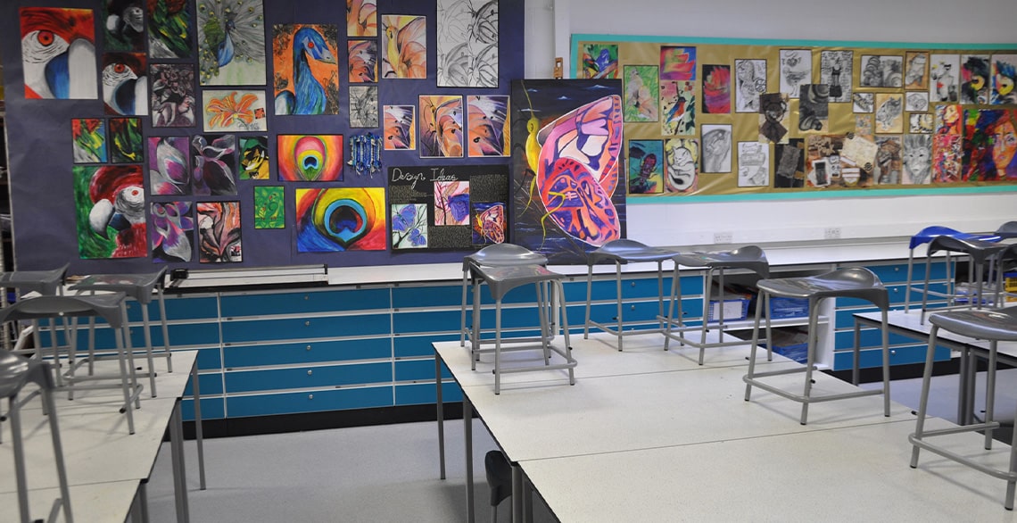Bespoke art rooms for schools